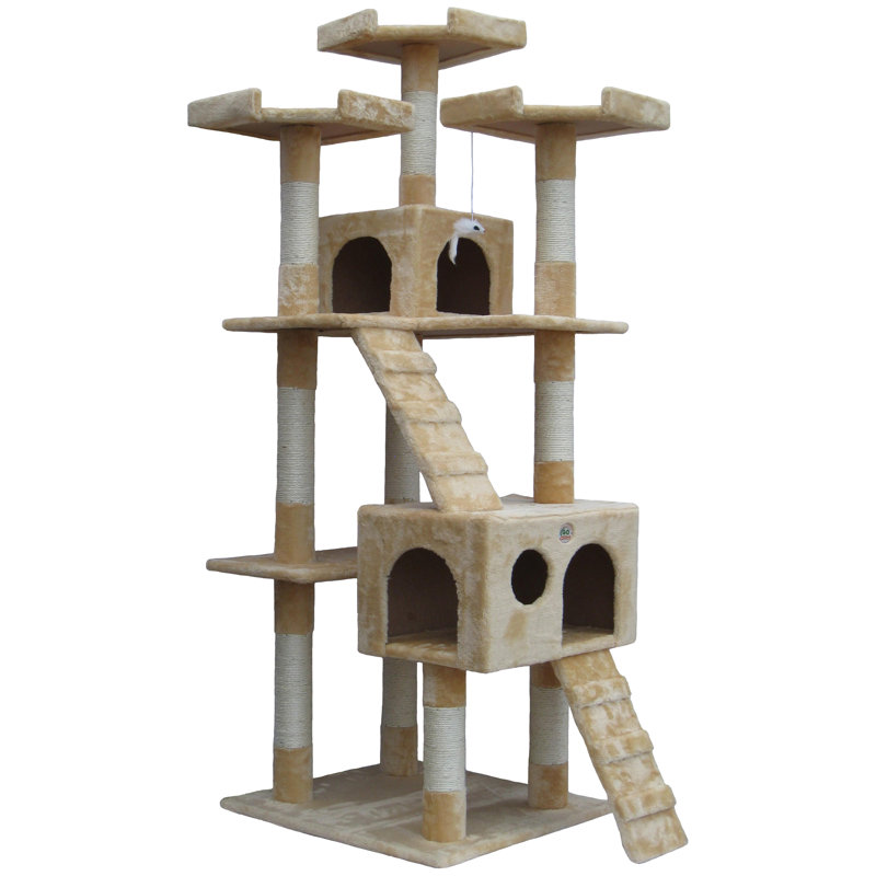 Go Pet Club 72'' H Cat Tree & Reviews Wayfair